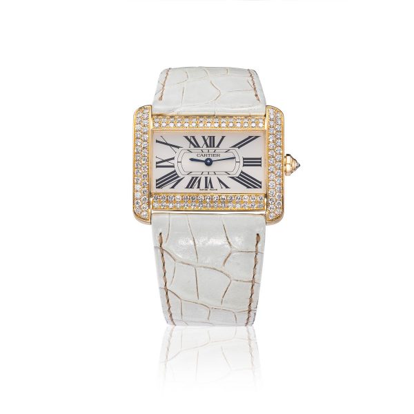 Cartier Divan Gold And Diamond